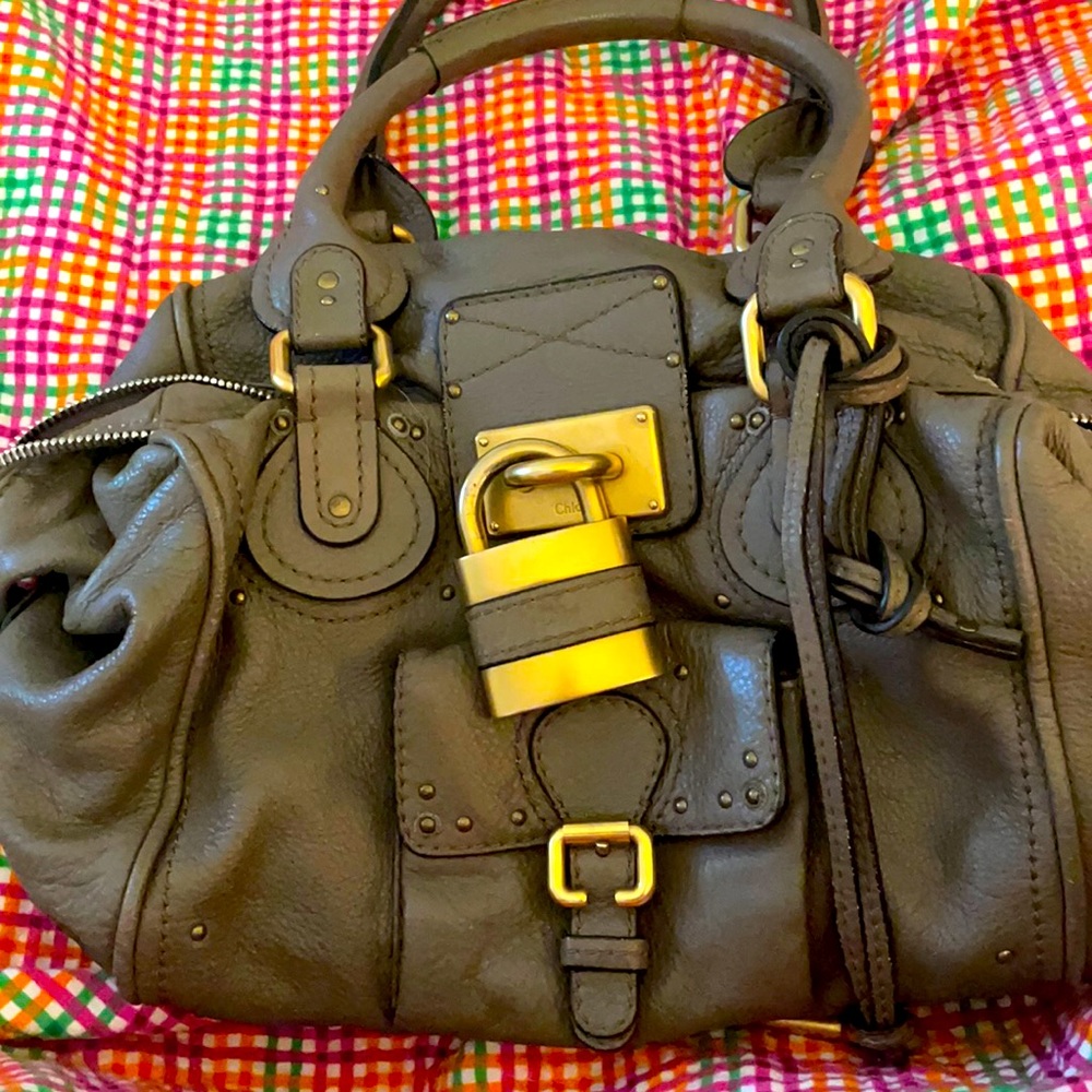Dark Taupe Chloe Paddington Bag